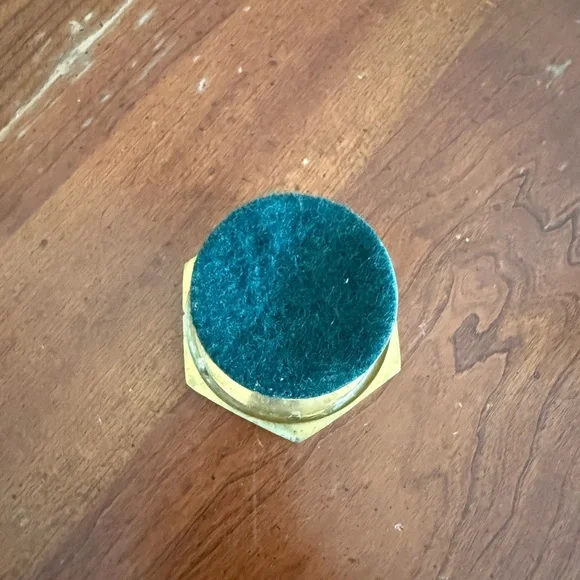 Vintage Brass Pillar Candle Holder Gold - Picture 5 of 7